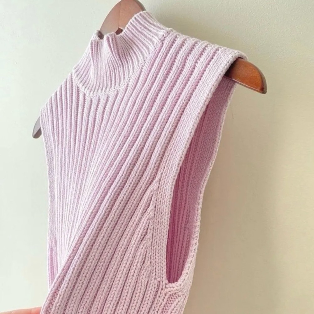 NWOT Zara Sleeveless Knit Sweater - Picture 4 of 5